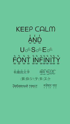 Font Infinity